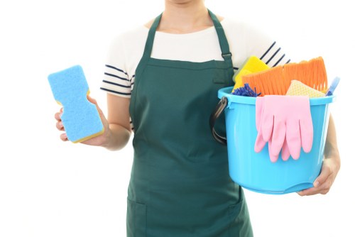 Office cleaners in Harringay maintaining a professional workspace