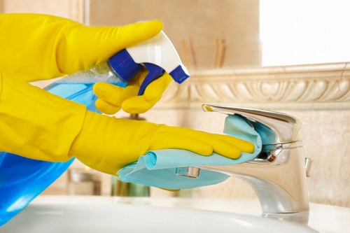 Professional house cleaning in a Harringay living room